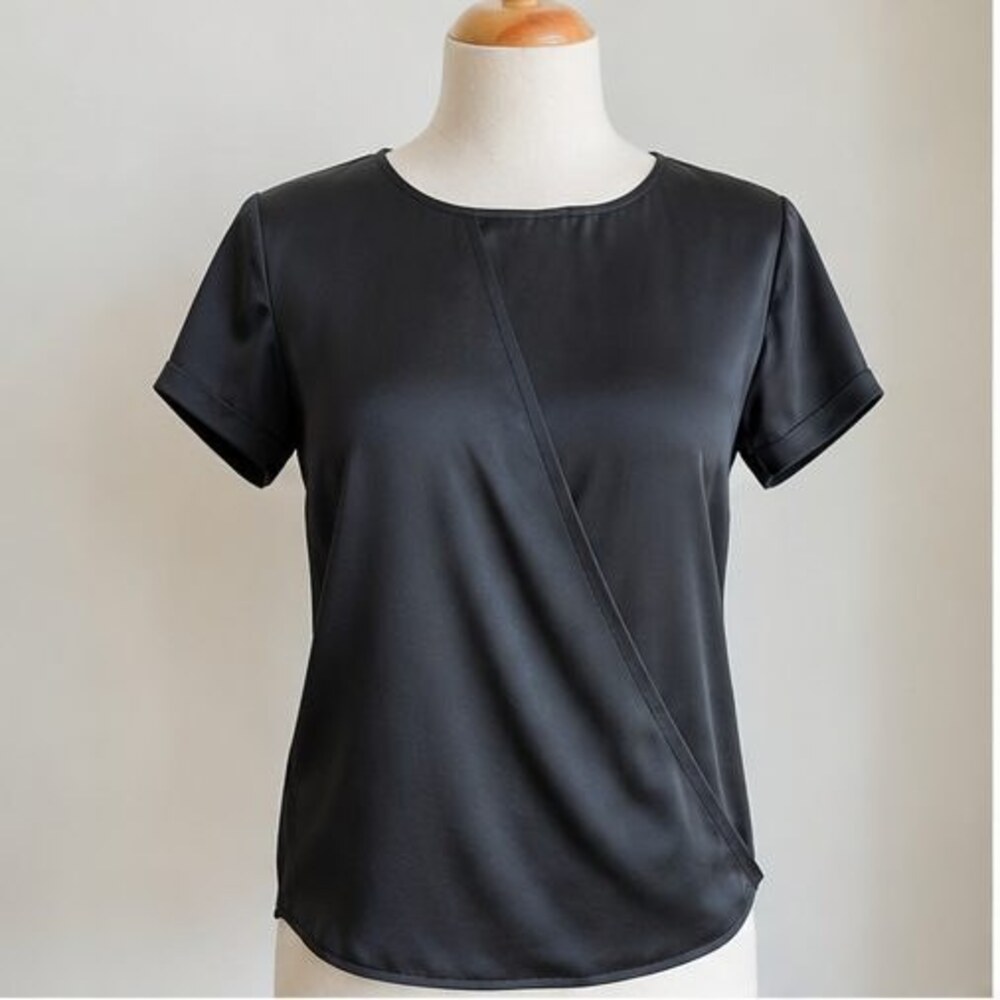 Black Peplum Top